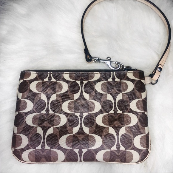 Coach Leather Wristlet Wallet - Picture 2 of 4